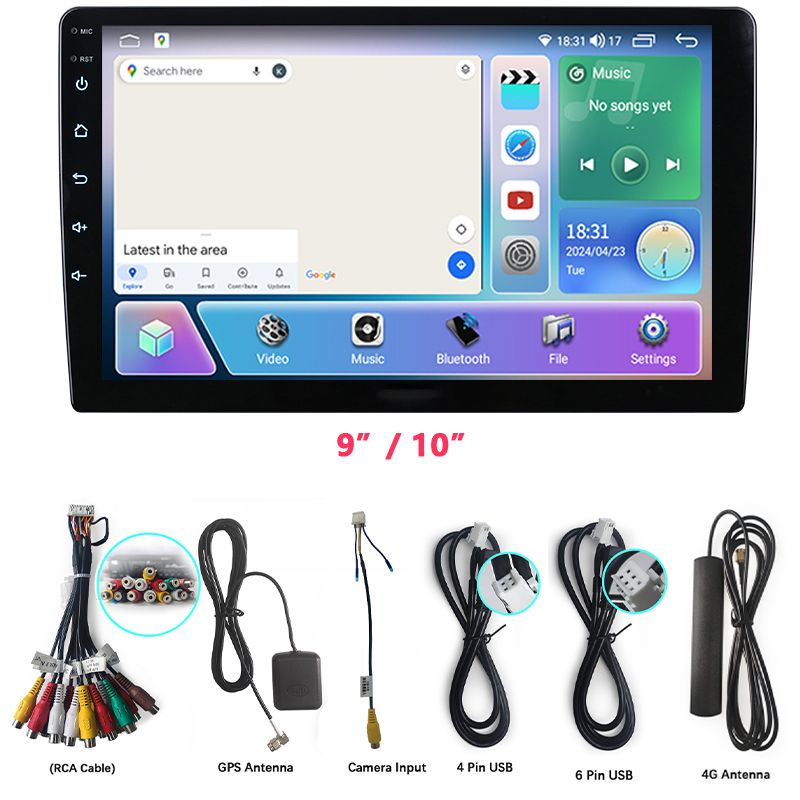 P2 Car Stereo Front View