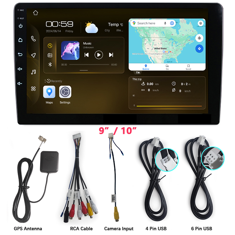 s1 Car Stereo Front View