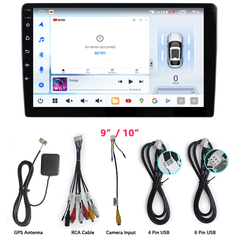s3 Car Stereo Front View